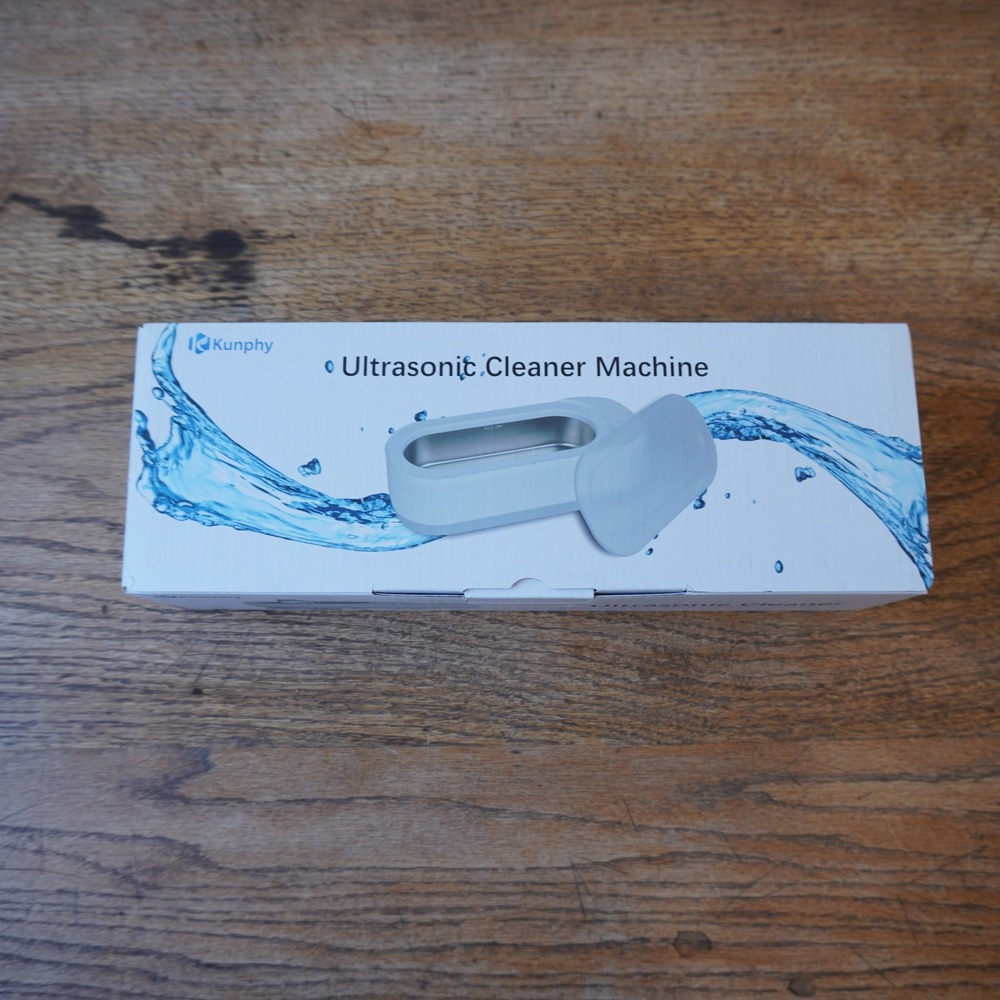 NEW Kunphy Ultrasonic Cleaner Machine White New Jewelry Watch Care Glasses
